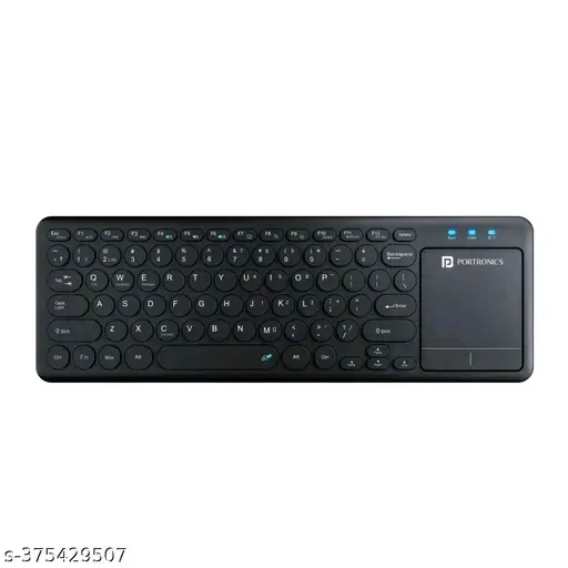 Wireless keyboard, inbuilt mouse, track pad